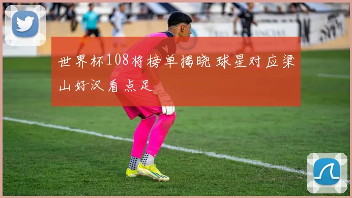 世界杯108将榜单揭晓 球星对应梁山好汉看点足