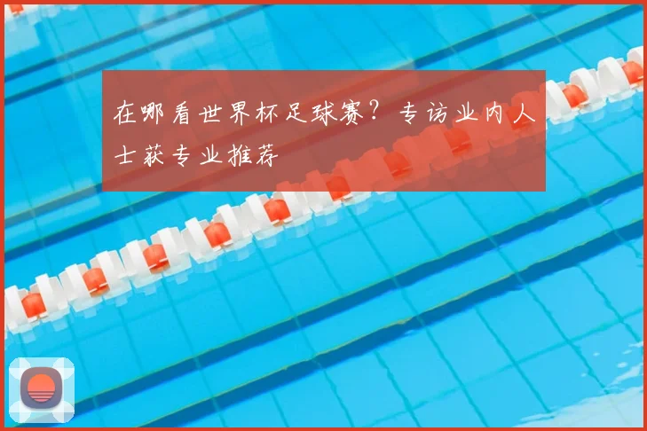 在哪看世界杯足球赛?专访业内人士获专业推荐